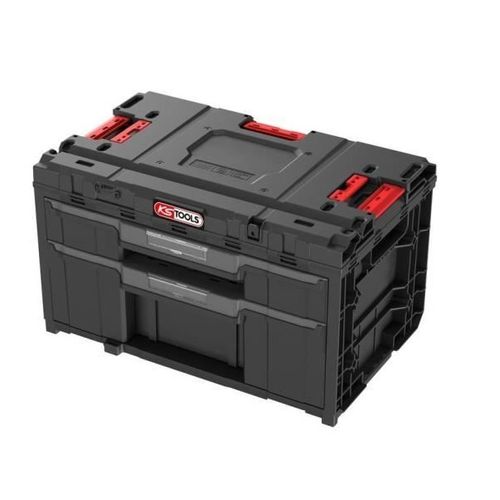 Caisse à Outils - 850.0385f - 2 Tiroirs - Rangement Modulable - Étanche
