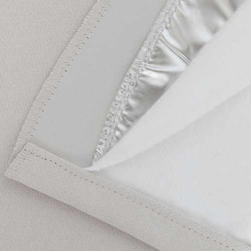 Rideau Phonique Occultant Et Thermique - 140x260 Cm - Gris Galet