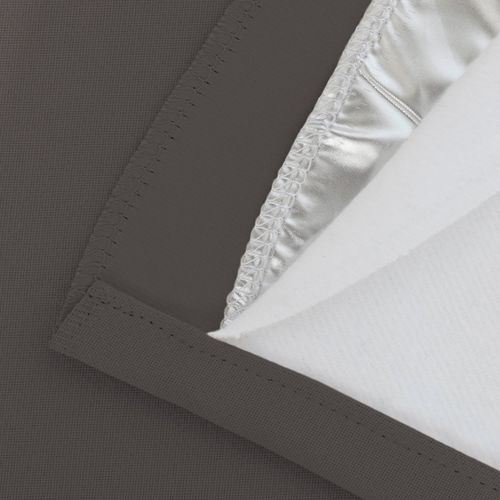 Rideau Phonique Occultant Et Thermique - 140x260 Cm - Argent