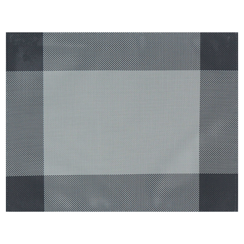 Set De Table Plastique Lavable - 30x45 Cm - Gris