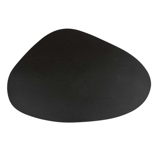 Set De Table Antidérapant Design Galet - 44x33 Cm - Noir