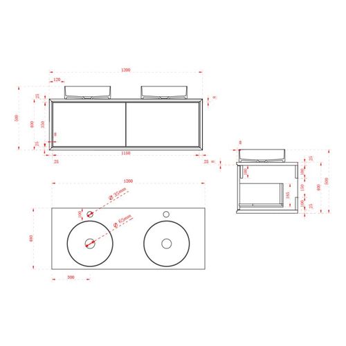 Meuble De Salle De Bain Maruca 1200 Beige Galet Et Blanc