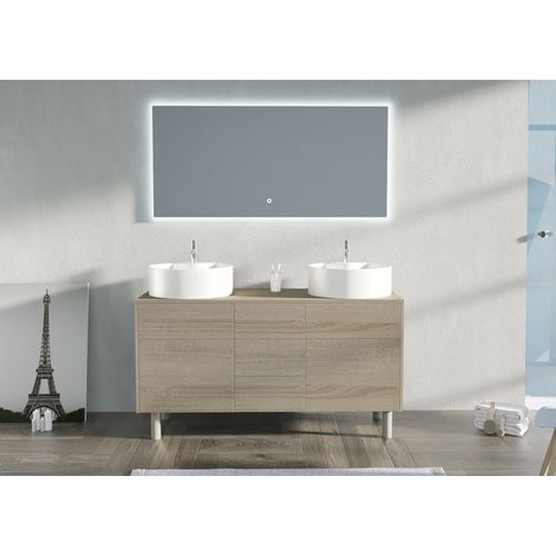 Meuble Double Vasque Venezia Scandinave