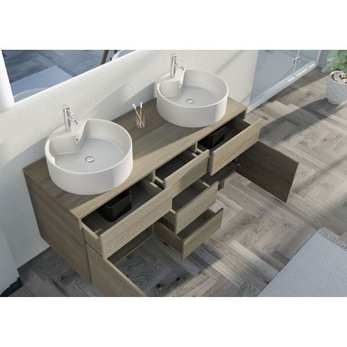 Meuble Double Vasque Venezia Scandinave