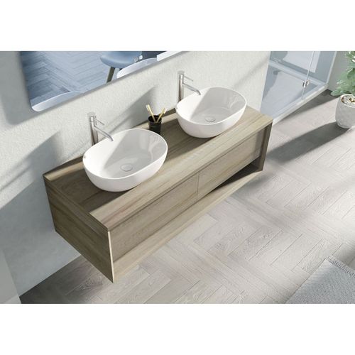Meuble De Salle De Bain Sanza 1400 Scandinave