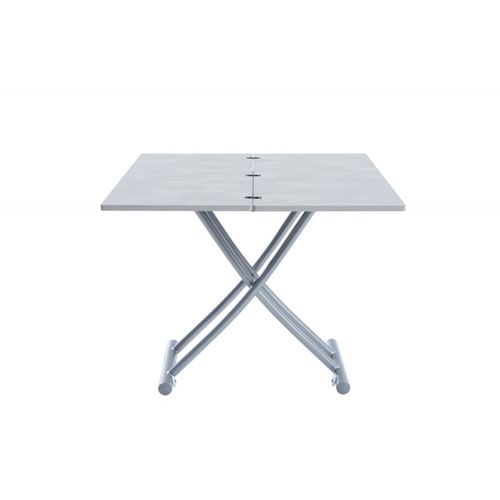 Table Relevable Extensible Colibri Ultra Compacte Mélaminé Finition Béton