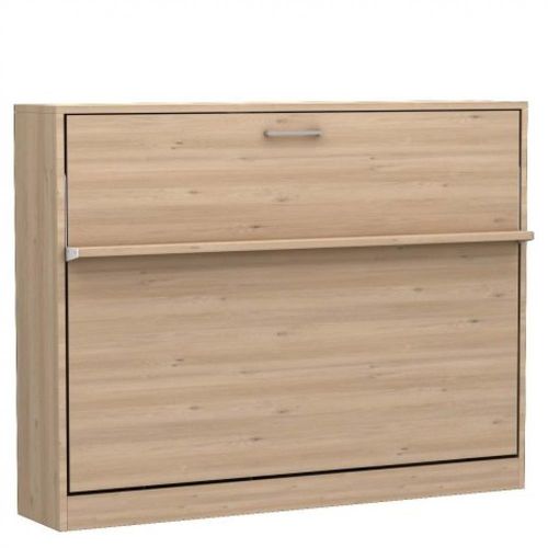 Lit Escamotable Horizontal Multimo Couchage 160x200cm Chêne