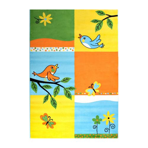 Tapis Jaune Pour Chambre Enfant Cuicui Jaune 80x150