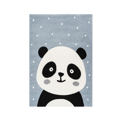 Tapis Enfant Rectangle Effet 3d Juno Bleu 120x170