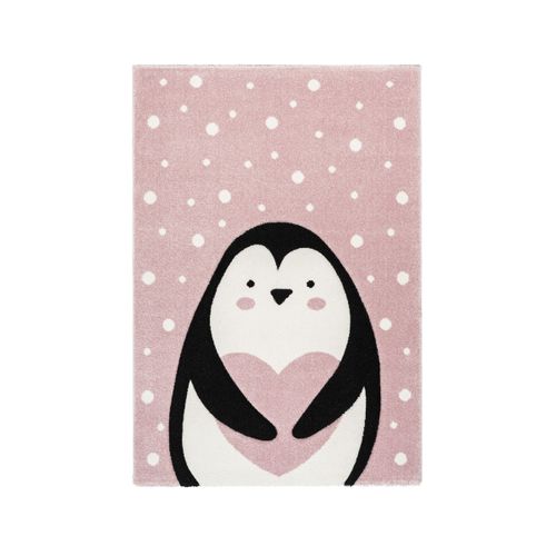 Tapis De Chambre Enfant Rose Effet 3d Ava Rose 120x170