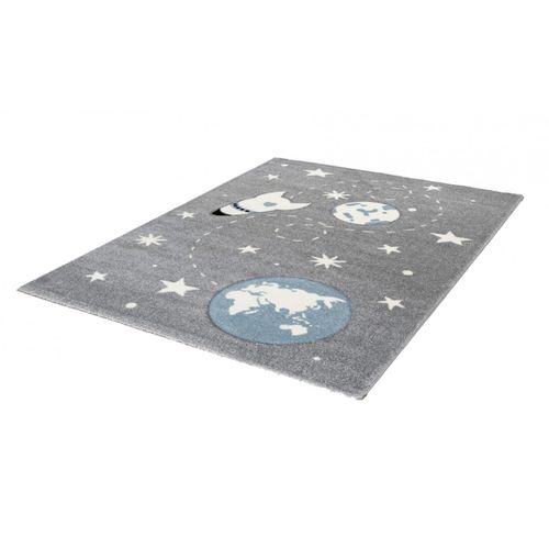 Tapis Pour Garçon Argenté Effet 3d Dessert Argenté 80x150
