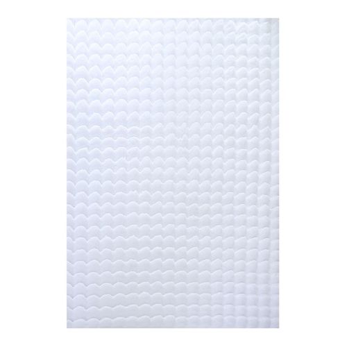 Tapis Moelleux Aspect 3d Uni Whisper Blanc 80x150