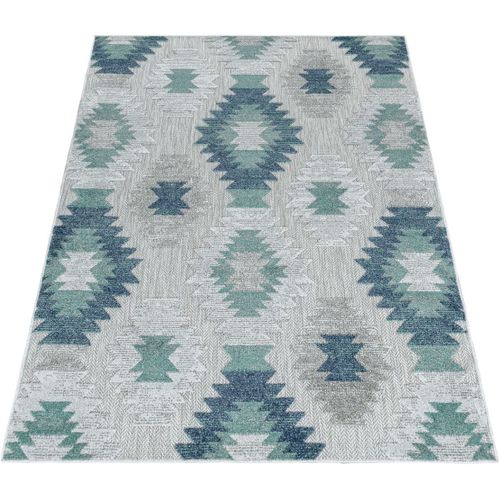 Tapis Kilim Intérieur Et Extérieur Bleu Artis Bleu 200x290