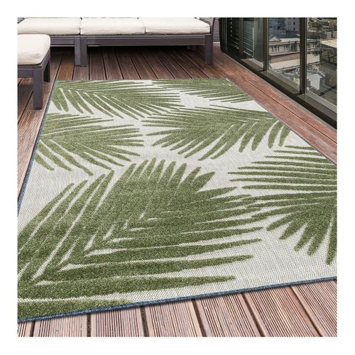 Tapis Floral Intérieur Et Extérieur Vert Bent Vert 240x340