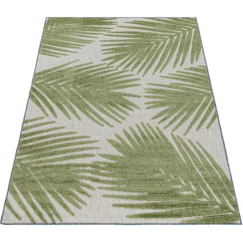 Tapis Floral Intérieur Et Extérieur Vert Bent Vert 240x340