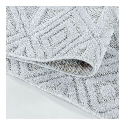 Tapis Gris Intérieur Et Extérieur Graphique Frencie Gris 120x170