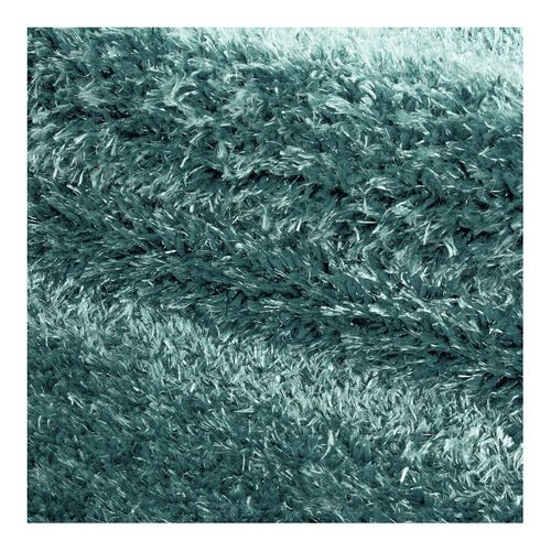 Tapis à Poils Longs Doux Uni Soda Bleu 80x250