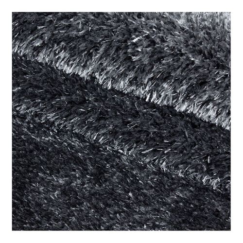 Tapis à Poils Longs Doux Uni Soda Gris 140x200