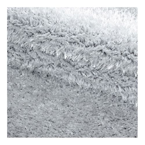 Tapis à Poils Longs Doux Uni Soda Argenté 240x340
