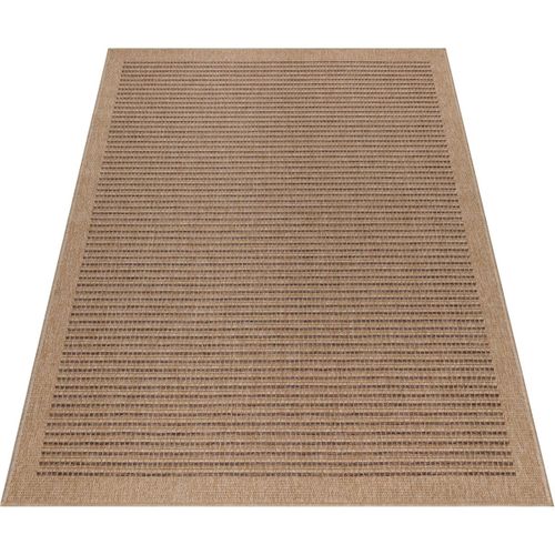 Tapis Contemporain Plat Aspect Naturel Stay Noir 160x230