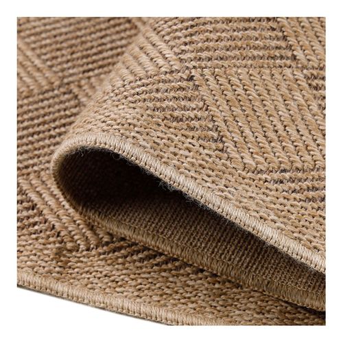 Tapis Plat Aspect Naturel Graphique Bonte Noir 80x150