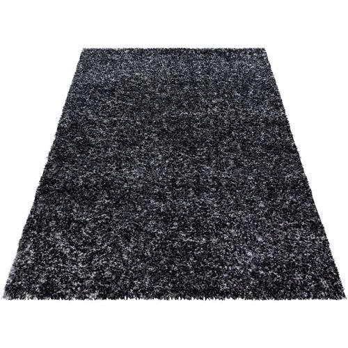 Tapis Shaggy Rectangle Bicolore Moderne Benno Anthracite 140x200