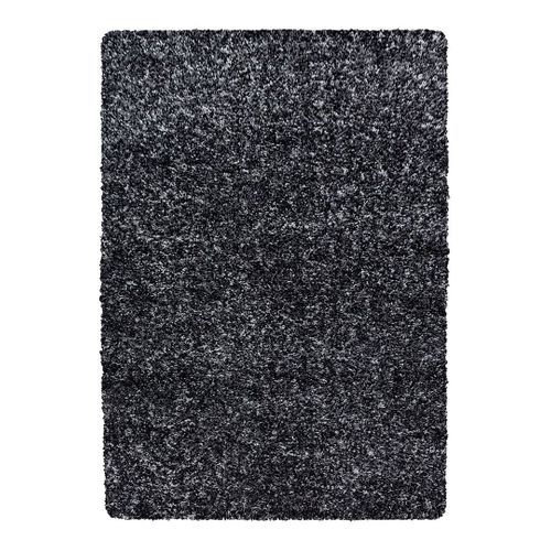 Tapis Shaggy Rectangle Bicolore Moderne Benno Anthracite 140x200