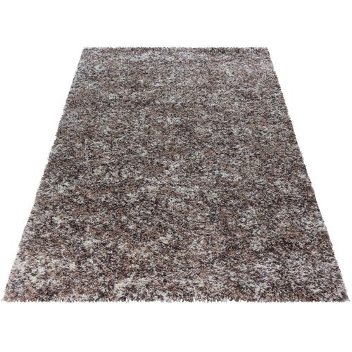 Tapis Shaggy Rectangle Bicolore Moderne Benno Beige 120x170