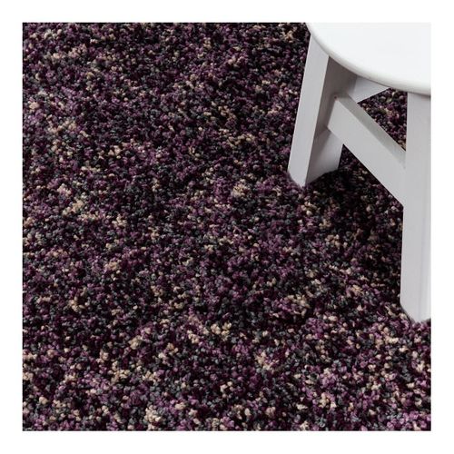 Tapis Shaggy Rectangle Bicolore Moderne Benno Violet 280x370