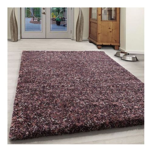 Tapis Shaggy Rectangle Bicolore Moderne Benno Rose 140x200