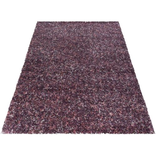 Tapis Shaggy Rectangle Bicolore Moderne Benno Rose 140x200