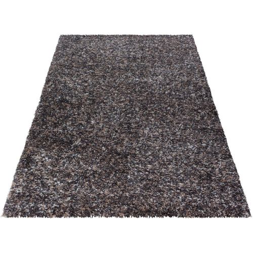 Tapis Shaggy Rectangle Bicolore Moderne Benno Taupe 280x370