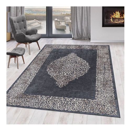 Tapis Lavable En Machine Style Orient Noir Antique Noir 160x230