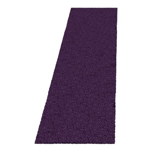 Tapis Shaggy Moelleux Uni Rectangle Cloudy Violet 200x290