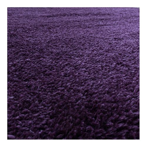 Tapis Shaggy Moelleux Uni Rectangle Cloudy Violet 240x340