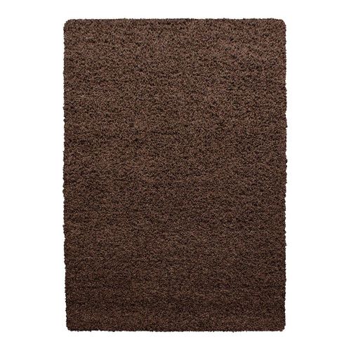 Tapis Uni Shaggy Rectangle Aimee Marron 80x250