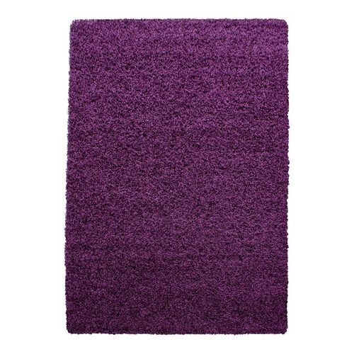 Tapis Uni Shaggy Rectangle Aimee Violet 60x110