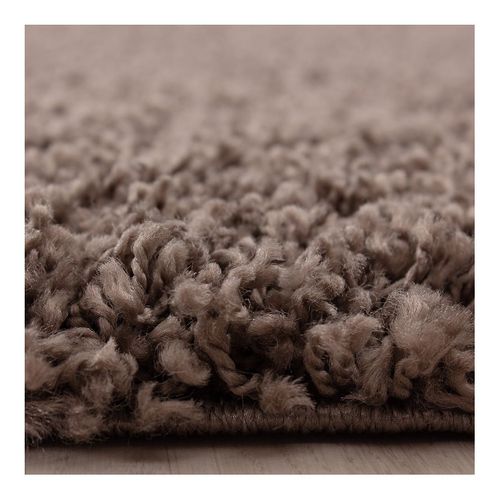 Tapis Uni Shaggy Rectangle Aimee Taupe 240x340