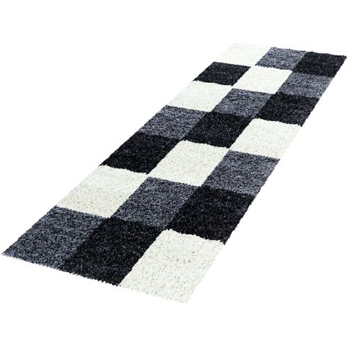 Tapis Shaggy Graphique Design Vita Noir 160x230