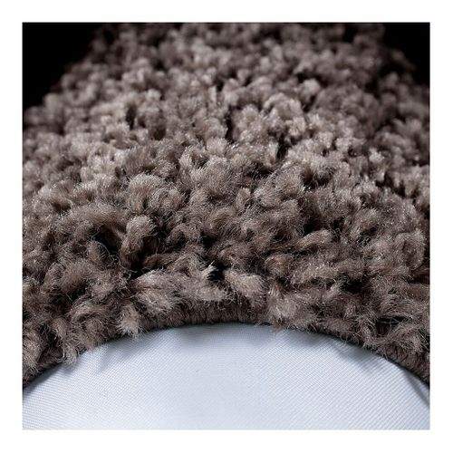 Tapis Shaggy Contemporain Rectangle Ximoz Taupe 300x400