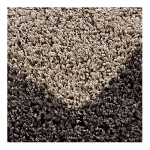 Tapis Shaggy Contemporain Rectangle Ximoz Taupe 300x400