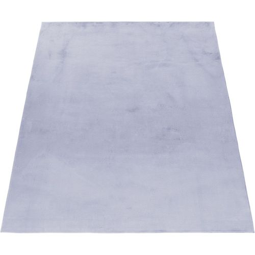 Tapis Uni Doux à Courtes Mèches Hector Argenté 240x340