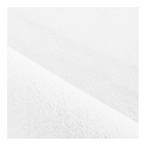 Tapis Uni Doux à Courtes Mèches Hector Blanc 240x340