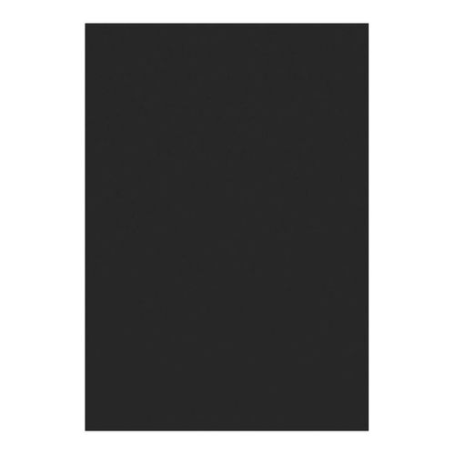 Tapis En Microfibre Doux Uni Antidérapant Lars Noir 240x340