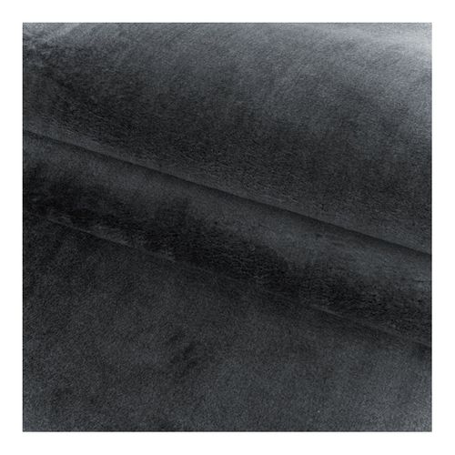 Tapis En Microfibre Doux Uni Antidérapant Lars Gris 240x340
