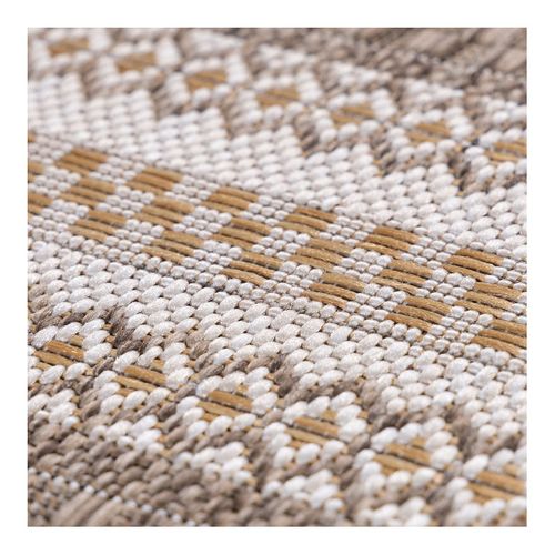 Tapis Plat Intérieur Et Extérieur Rayé Design Oyo Beige 240x340