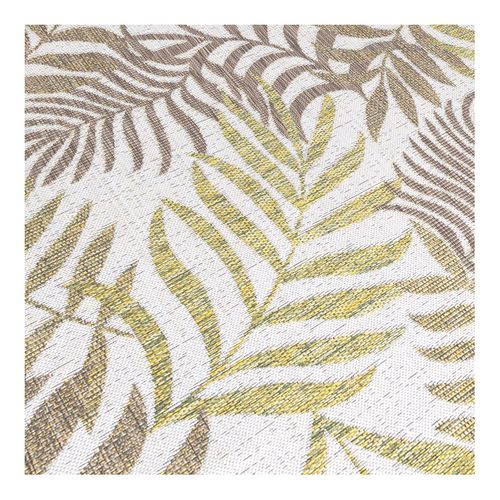 Tapis Plat Floral Intérieur Et Extérieur Beige Greta Beige 120x170