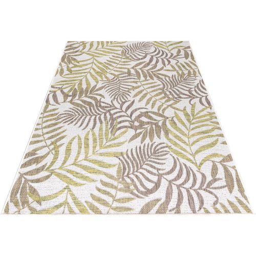 Tapis Plat Floral Intérieur Et Extérieur Beige Greta Beige 200x290