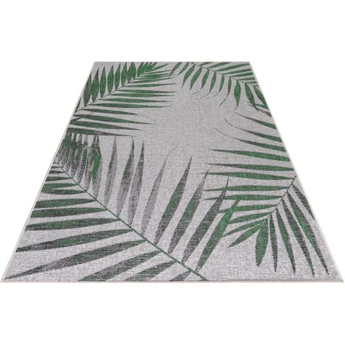 Tapis Floral Vert Intérieur Et Extérieur Plat Elios Vert 280x370