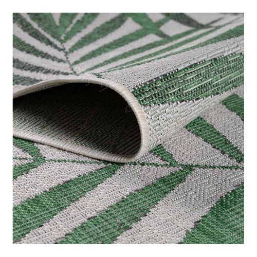 Tapis Floral Vert Intérieur Et Extérieur Plat Elios Vert 280x370